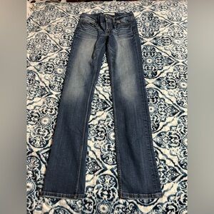 BKE Women's Straight Leg Jeans in Blue